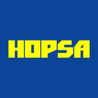 Logo de hopsa, empresa de materiales en panama
