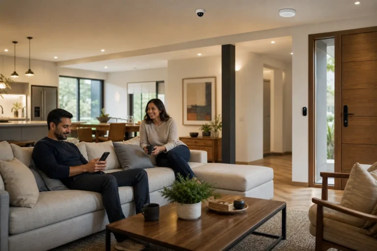 Vivienda equipada con infraestructura para Smart Home y dispositivos conectados