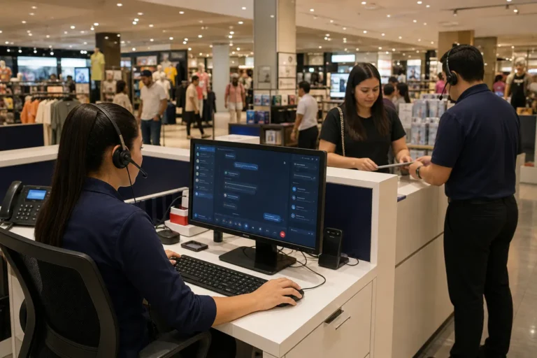 Agente IA con voz para atención al cliente en una tienda por departamentos