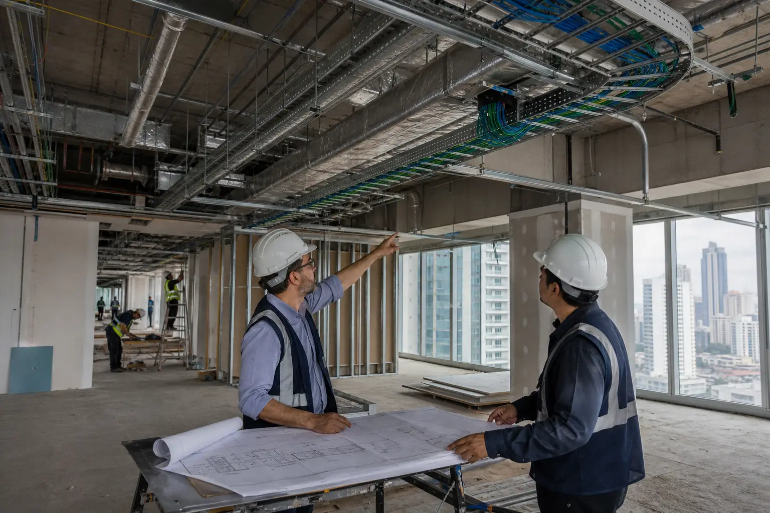 Cableado estructurado y red de fibra óptica para edificios corporativos